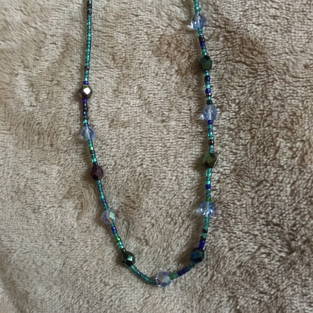 Blue Beaded Necklace